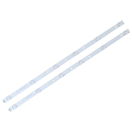 Bareta leduri universala 32inch 6led 6v set 2buc 18mm livrare a doua zi!