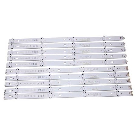 Bareta leduri LG 55inch 4+4led set 10buc livrare a doua zi!