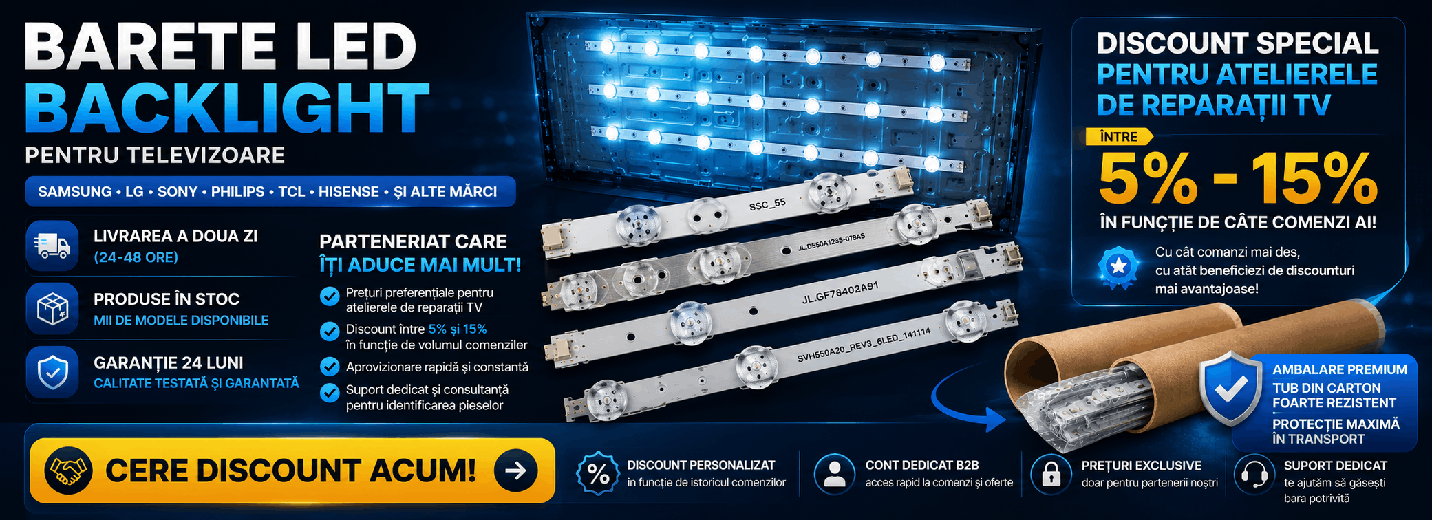 Discount Barete Led Ateliere Reparatii